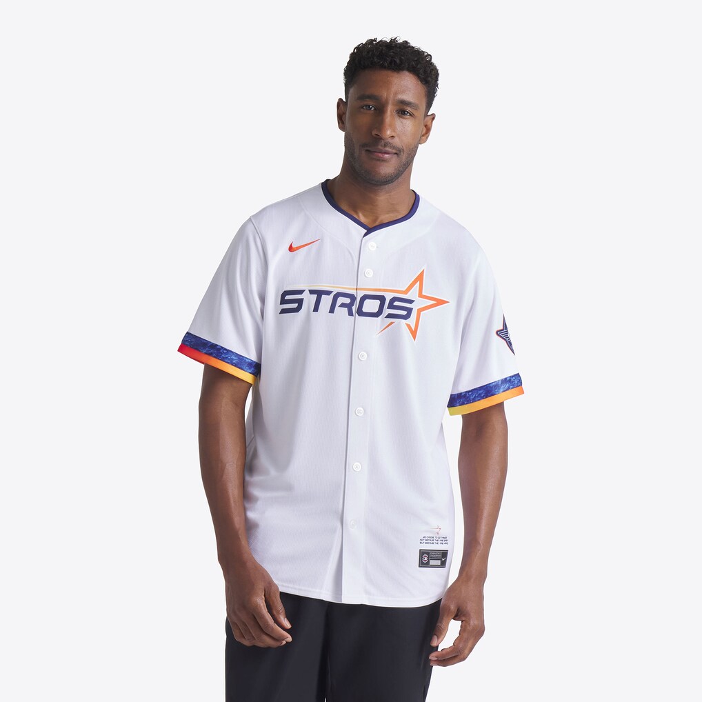 Men's Houston Astros  Nike White 2025 City Connect Limited Jersey - Ujersey