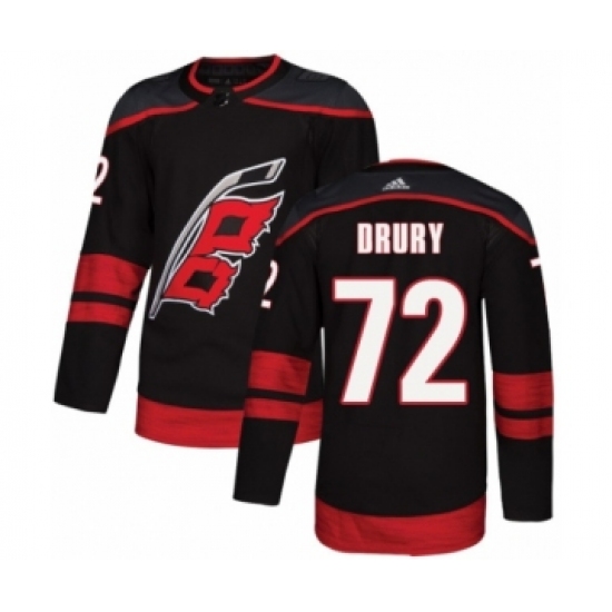 Youth Adidas Carolina Hurricanes #72 Jack Drury Premier Black Alternate NHL Jersey