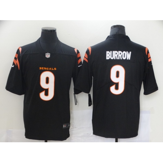 Men's Cincinnati Bengals #9 Joe Burrow Nike Black Alternate Vapor Limited Jersey - Ujersey