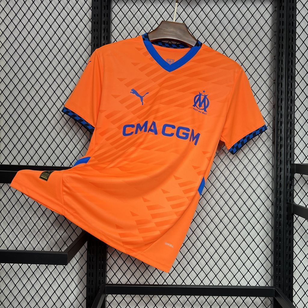 Marseille Soccer Jersey Third Away Custom Shirt 2024/25 - ujerseystore
