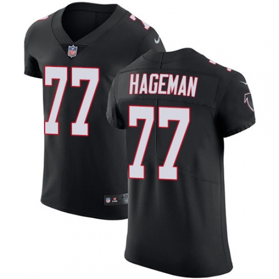 Men's Nike Atlanta Falcons #77 Ra'Shede Hageman Black Alternate Vapor Untouchable Elite Player NFL Jersey - Ujersey