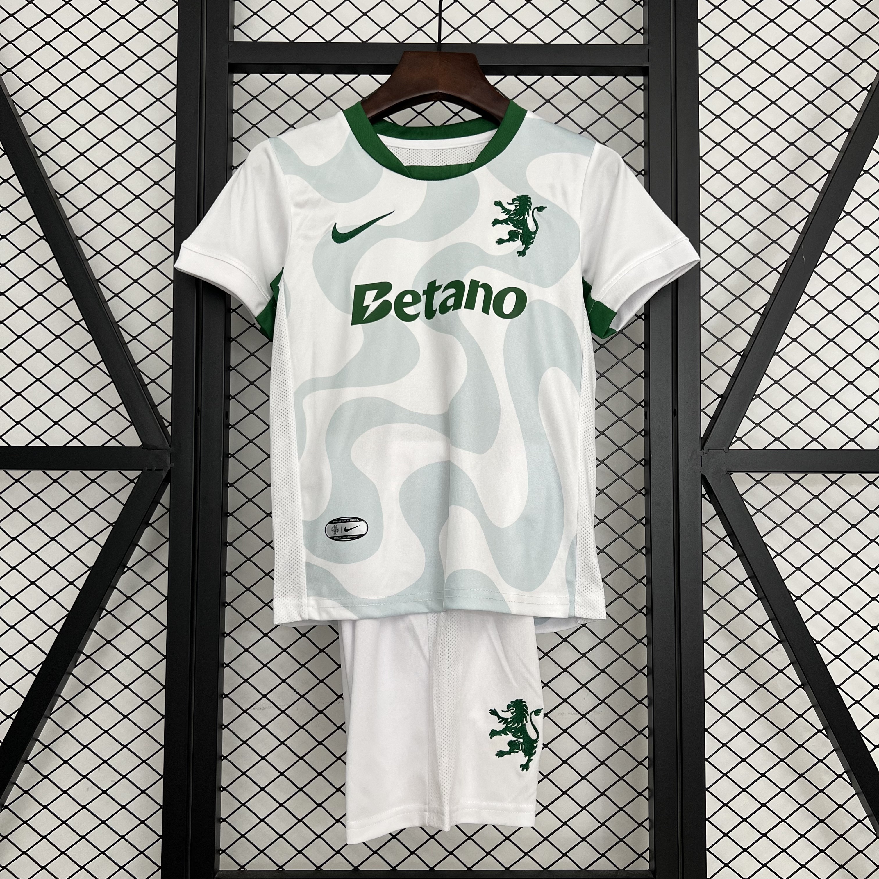 Sporting CP Soccer Jersey Fourth Away Kids Kit Jersey+Shorts 2025/26 - U-jersey