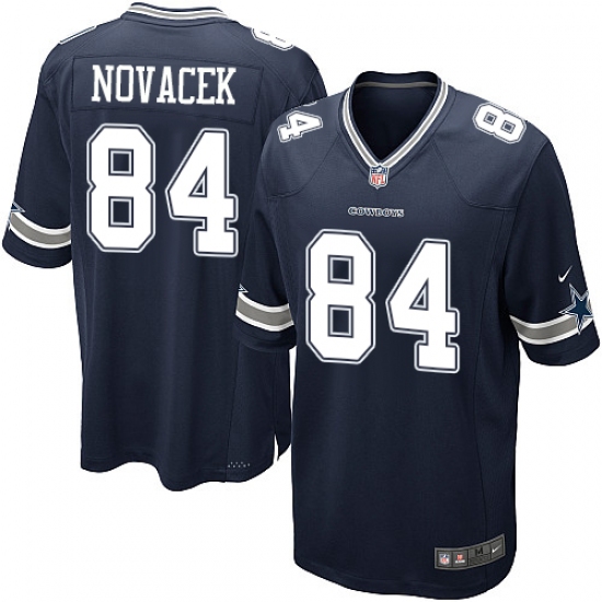 Men's Nike Dallas Cowboys #84 Jay Novacek Game Navy Blue Team Color NFL Jersey - Ujersey