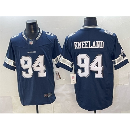 Men's Dallas Cowboys #94 Marshawn Kneeland Navy F.U.S.E. Vapor Limited Stitched Football Jersey - Ujersey