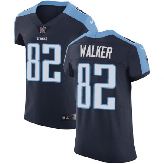 Men's Nike Tennessee Titans #82 Delanie Walker Navy Blue Alternate Vapor Untouchable Elite Player NFL Jersey - Ujersey