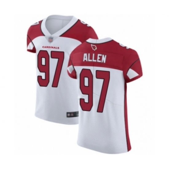 Men's Arizona Cardinals #97 Zach Allen White Vapor Untouchable Elite Player Football Jersey - Ujersey