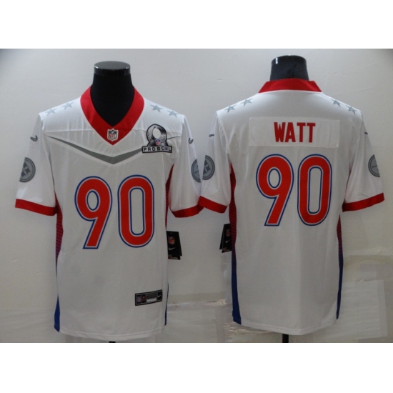 Men's Pittsburgh Steelers #90 T.J. Watt Nike White 2022 AFC Pro Bowl Game Jersey - Ujersey