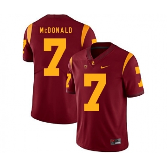 USC Trojans 7 T.J. McDonald II Red College Football Jersey - Ujersey