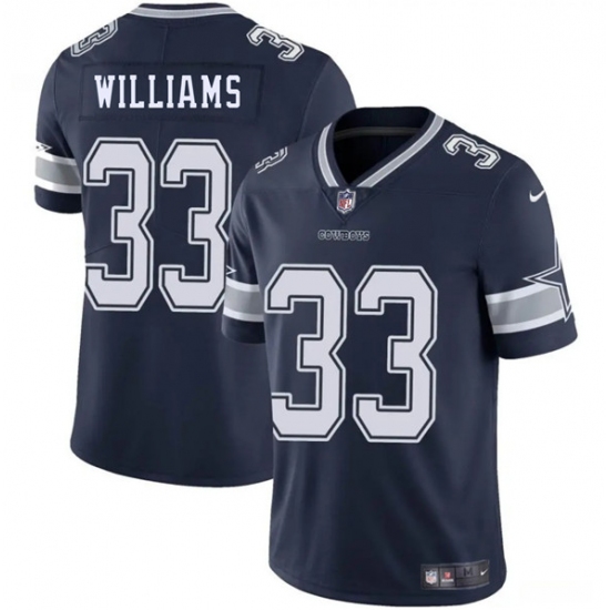Men's Dallas Cowboys #33 Javonte Williams Navy 2025 Vapor Untouchable Limited Football Stitched Jersey - Ujersey