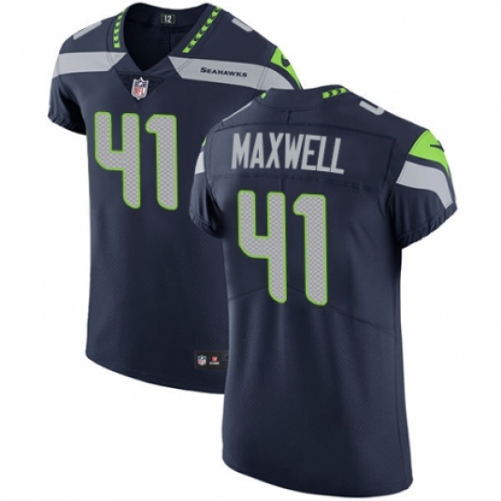 Men's Nike Seattle Seahawks #41 Byron Maxwell Navy Blue Team Color Vapor Untouchable Elite Player NFL Jersey - Ujersey