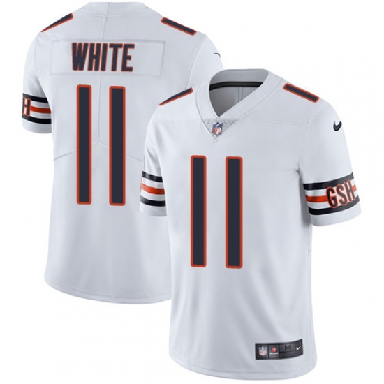 Youth Nike Chicago Bears #11 Kevin White White Vapor Untouchable Limited Player NFL Jersey - Ujersey