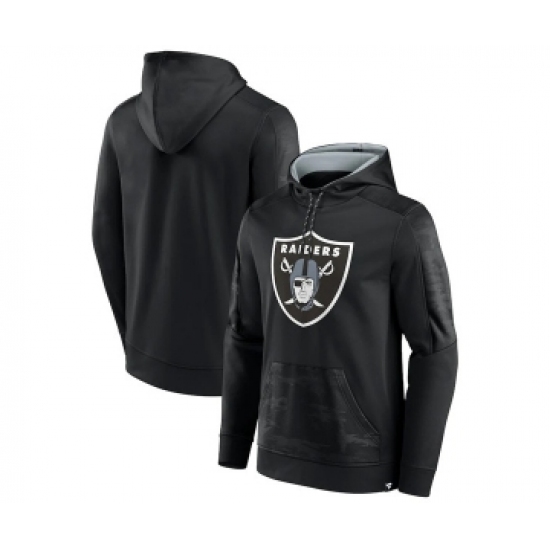 Men's Las Vegas Raiders Black On The Ball Pullover Hoodie - Ujersey