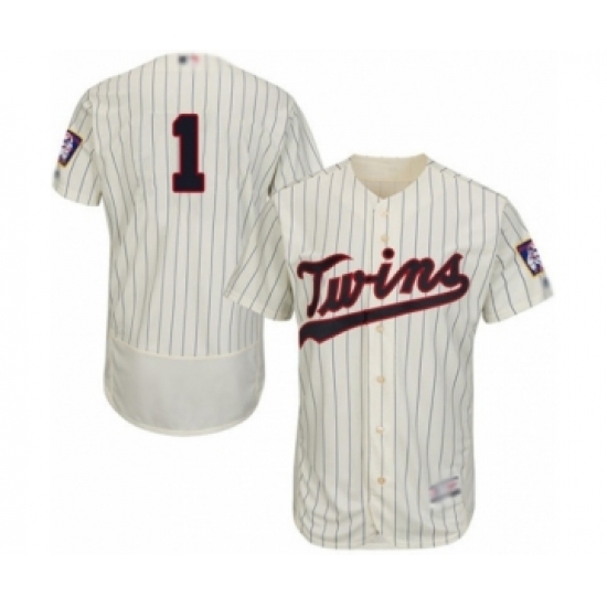 Men's Minnesota Twins #1 Nick Gordon Authentic Cream Alternate Flex Base Authentic Collection Baseball Player Jersey - Ujersey