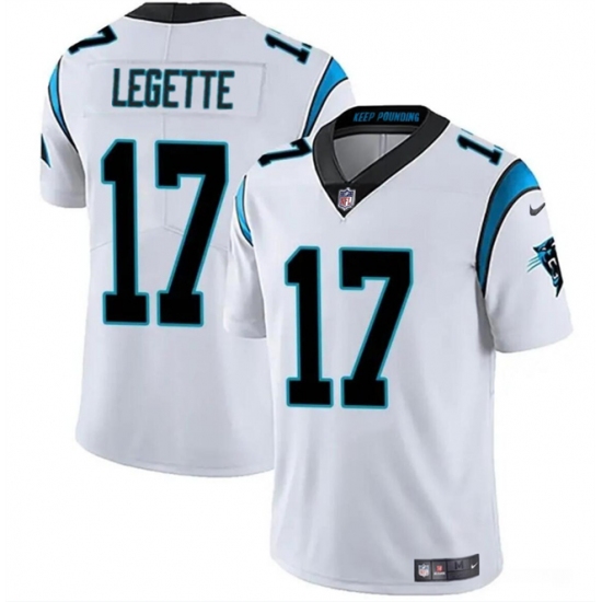 Men's Carolina Panthers #17 Xavier Legette White 2024 Draft Vapor Limited Football Stitched Jersey - Ujersey