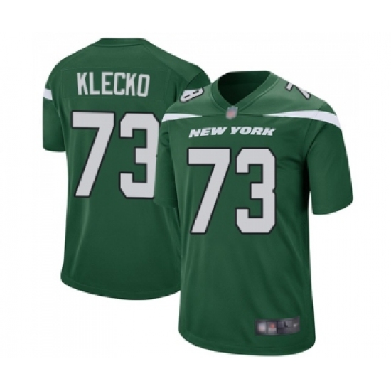 Men's New York Jets #73 Joe Klecko Game Green Team Color Football Jersey - Ujersey