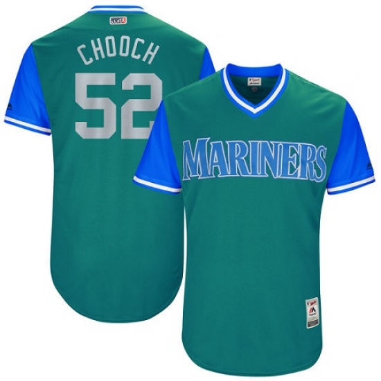 Men's Majestic Seattle Mariners #52 Carlos Ruiz 