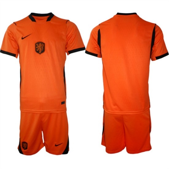 Men's Netherlands Custom Orange 2026 Away Soccer Jersey Suit - Ujersey