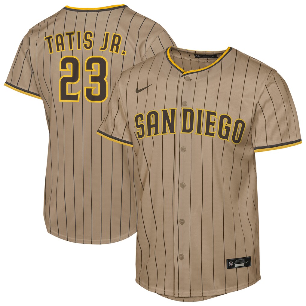 Youth San Diego Padres Fernando Tatis Jr. Nike Khaki Alternate Replica Jersey - U-jersey