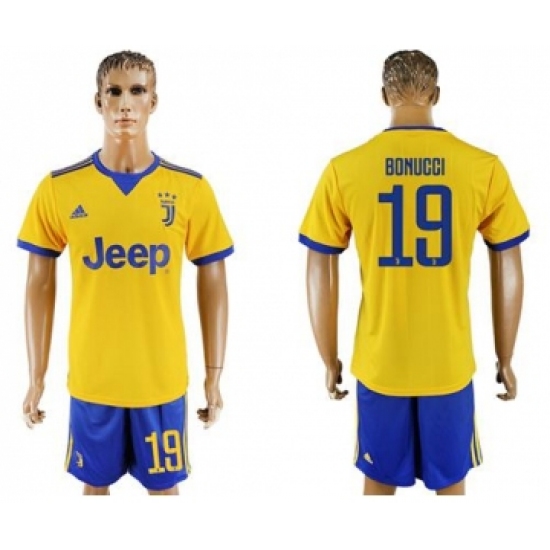 Juventus #19 Bonucci Away Soccer Club Jersey