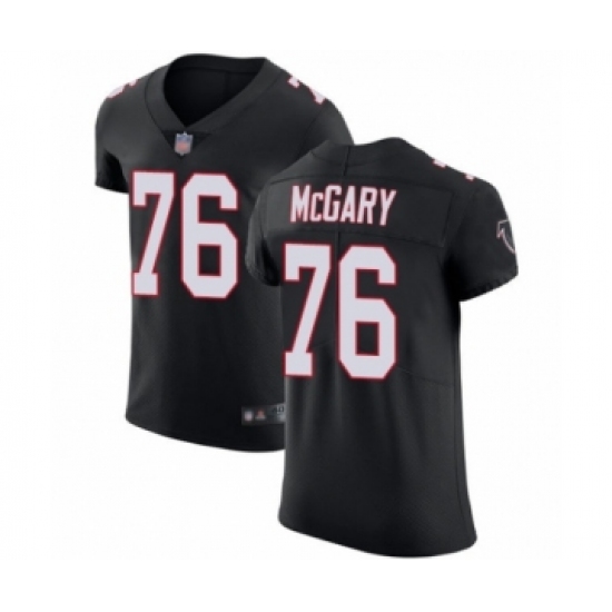 Men's Atlanta Falcons #76 Kaleb McGary Black Alternate Vapor Untouchable Elite Player Football Jersey - Ujersey