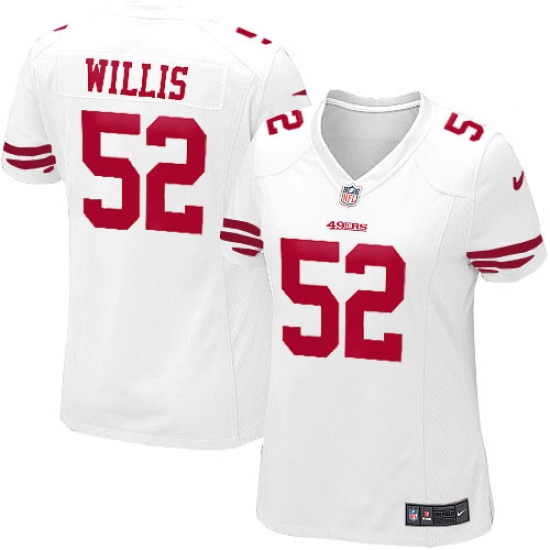 Women's Nike San Francisco 49ers #52 Patrick Willis Game White NFL Jersey - Ujersey
