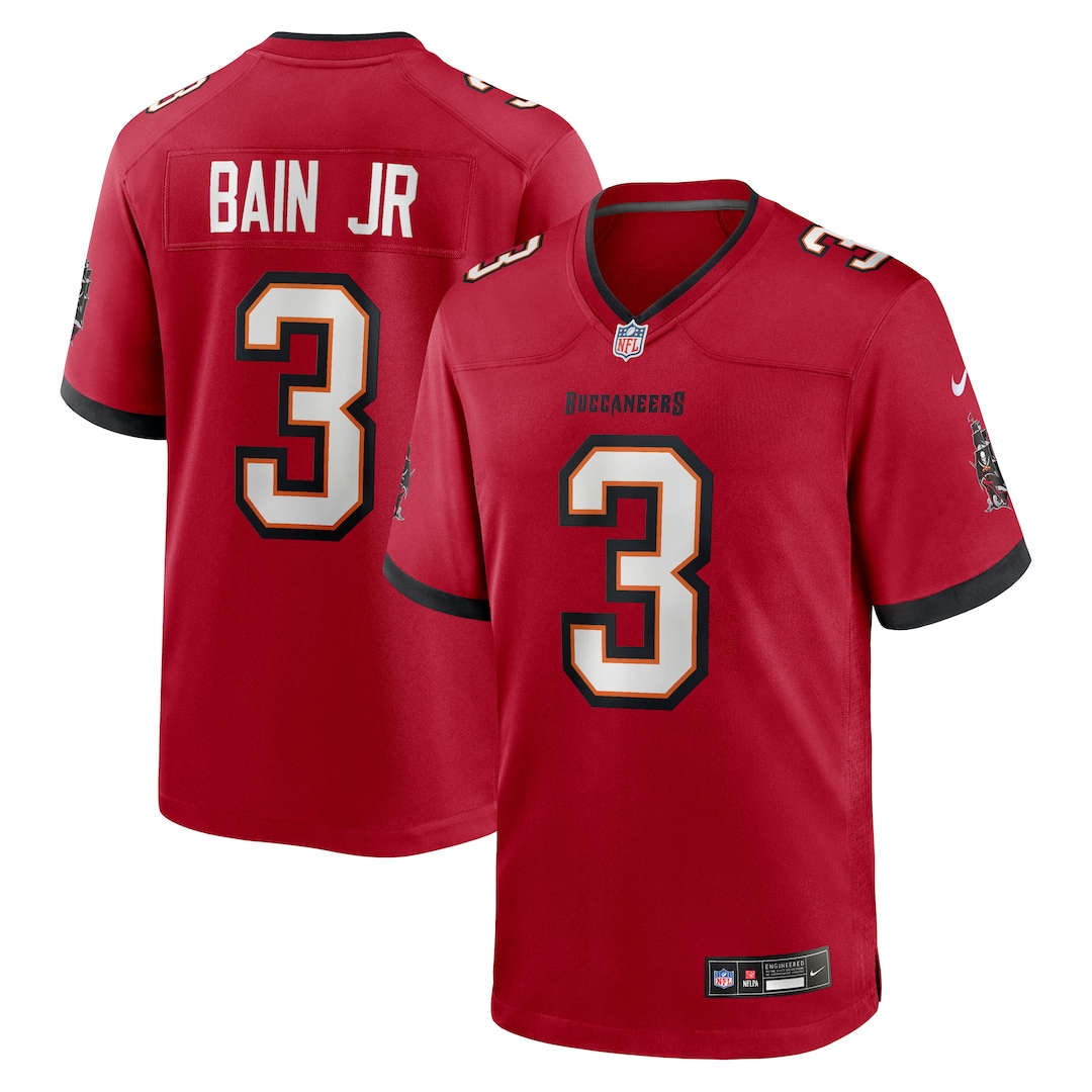Men's Tampa Bay Buccaneers Rueben Bain Jr. Nike Red 2026 NFL Draft First Round Pick No. 15 Team Game Jersey