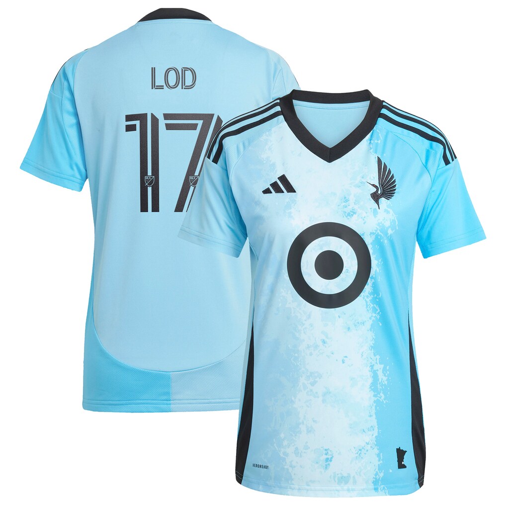 Women's Minnesota United FC Robin Lod adidas Blue 2025 CONVERGENCE Replica Player Jersey - Ujersey