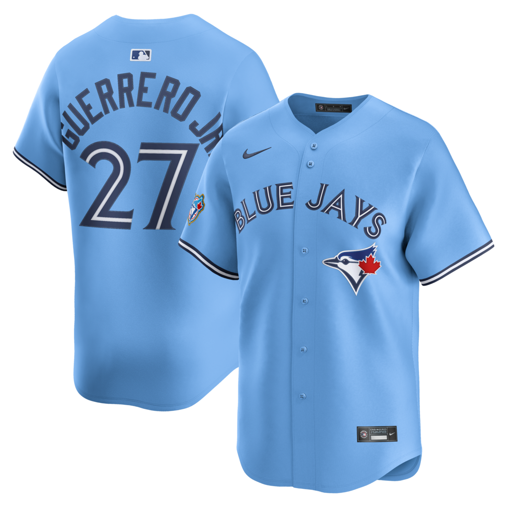 Men's Toronto Blue Jays Vladimir Guerrero Jr. Nike Powder Blue Alternate Limited Jersey - U-jersey