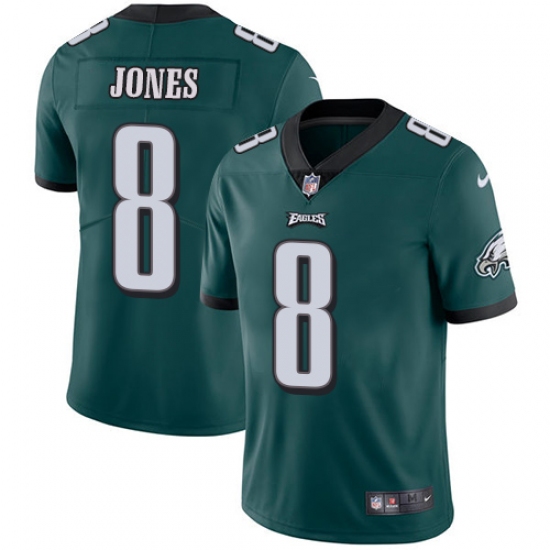 Youth Nike Philadelphia Eagles #8 Donnie Jones Midnight Green Team Color Vapor Untouchable Limited Player NFL Jersey - Ujersey