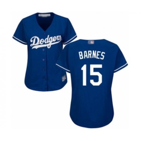 Women's Los Angeles Dodgers #15 Austin Barnes Authentic Royal Blue Alternate Cool Base Baseball Player Jersey - Ujersey