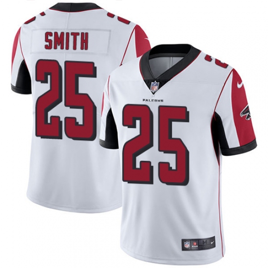 Men's Nike Atlanta Falcons #25 Ito Smith White Vapor Untouchable Limited Player NFL Jersey - Ujersey