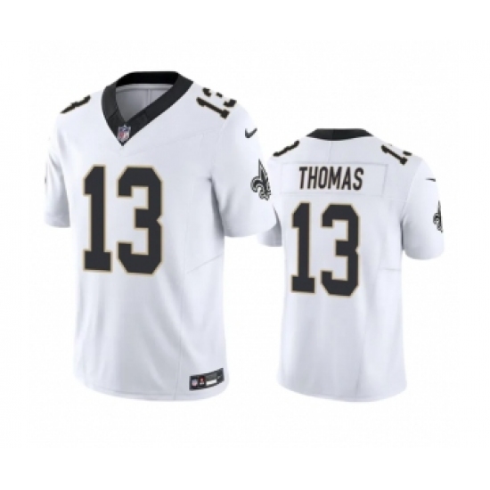 Men's New Orleans Saints #13 Michael Thomas White 2023 F.U.S.E. Vapor Untouchable Limited Stitched Jersey - Ujersey