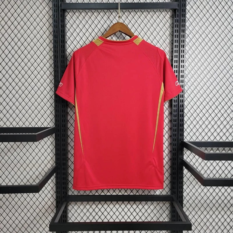 Liverpool Retro Football Jersey Home Custom Shirt 2005/06 - ujerseystore