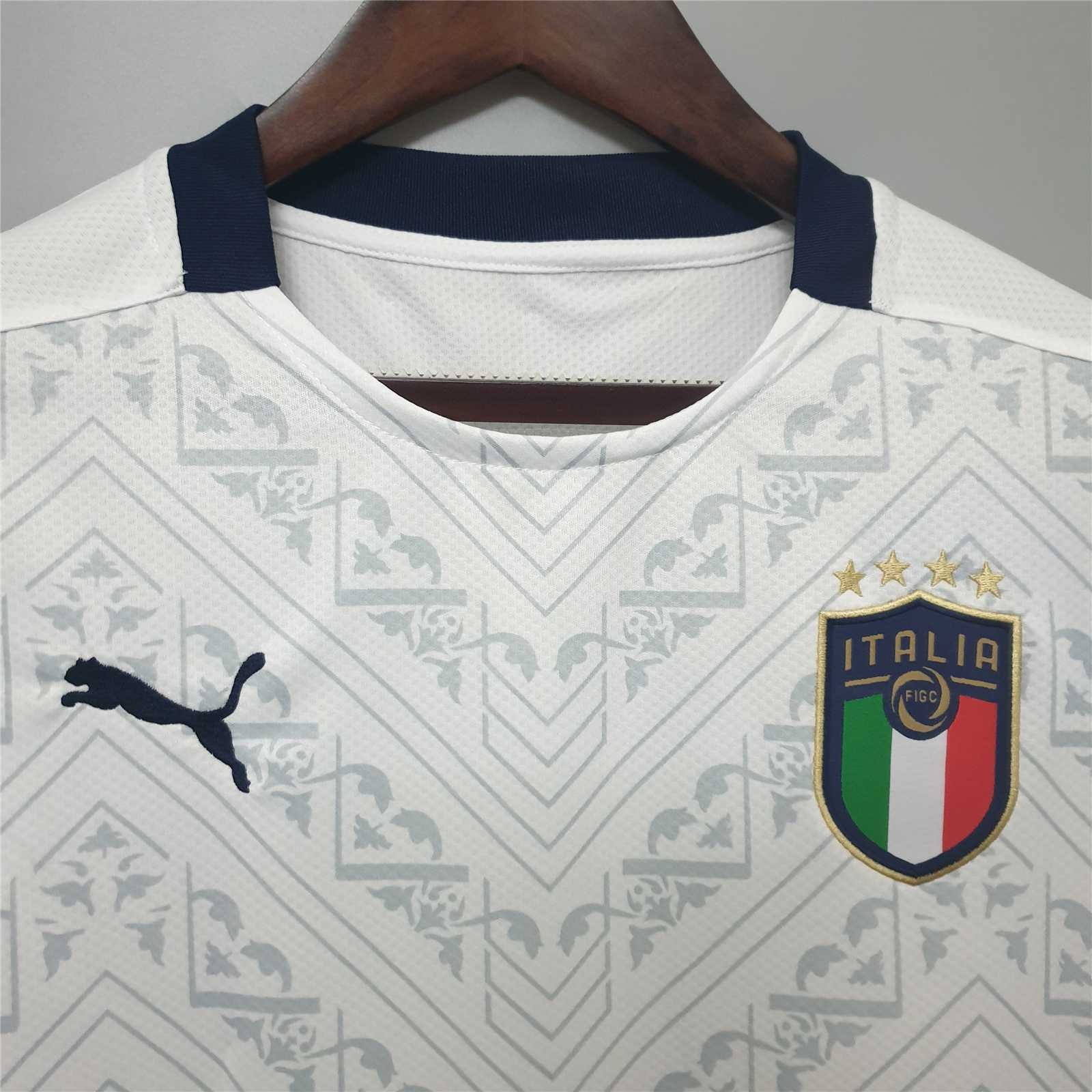 Italy Retro Soccer Jersey Away Custom Shirt Euro Cup 2020 - Ujersey