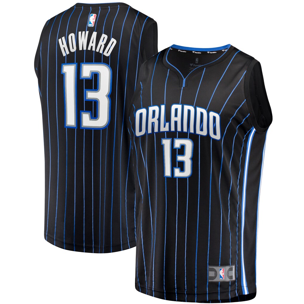 Men's Orlando Magic Jett Howard Fanatics Black Fast Break Replica Jersey - Icon Edition - Ujersey NHL