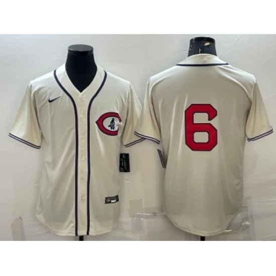 Men's Chicago Cubs #14 Carl Edwards Jr 2022 Cream Field of Dreams Cool Base Stitched Baseball Jersey - Ujersey