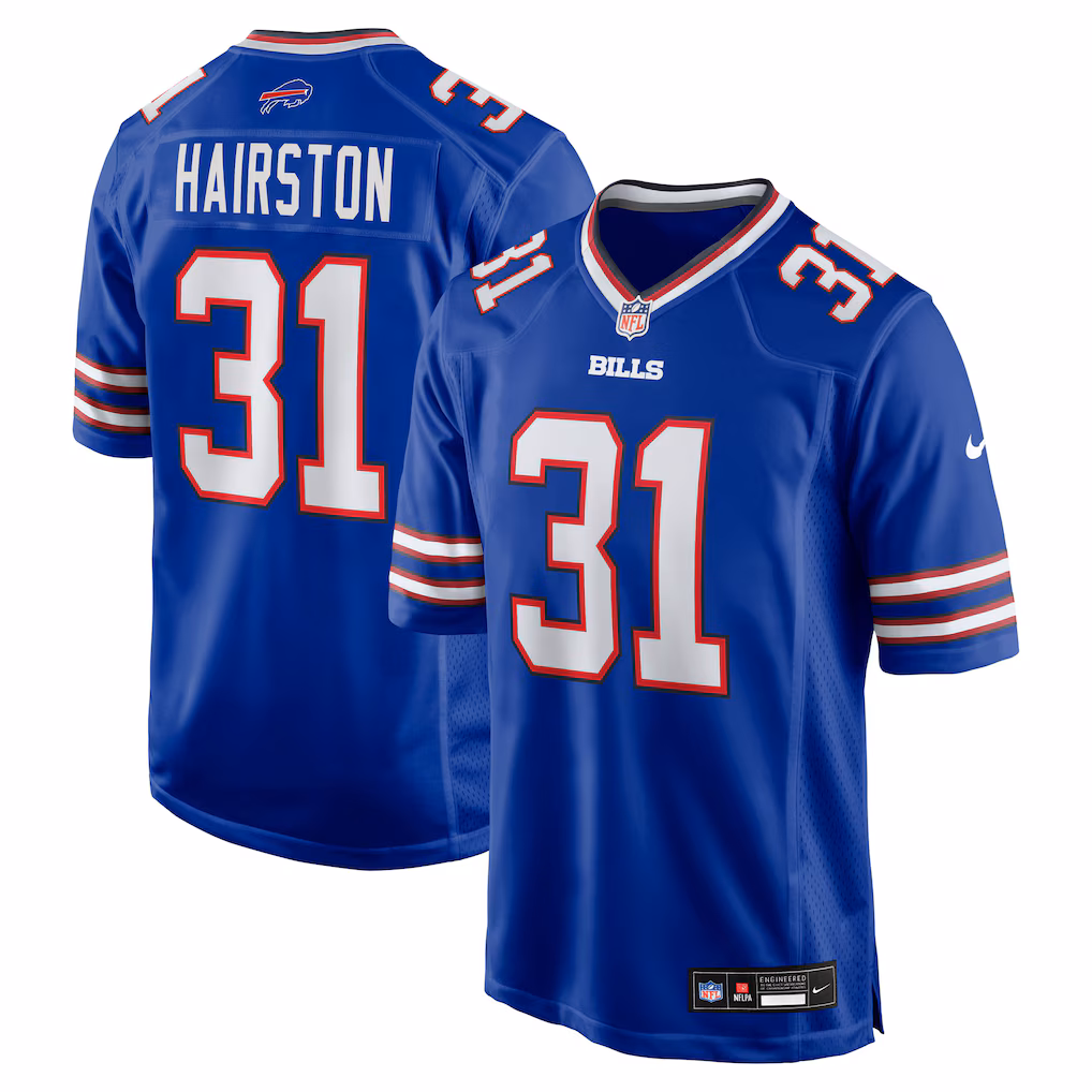 Men's Buffalo Bills Maxwell Hairston Nike Royal Game Player Jersey