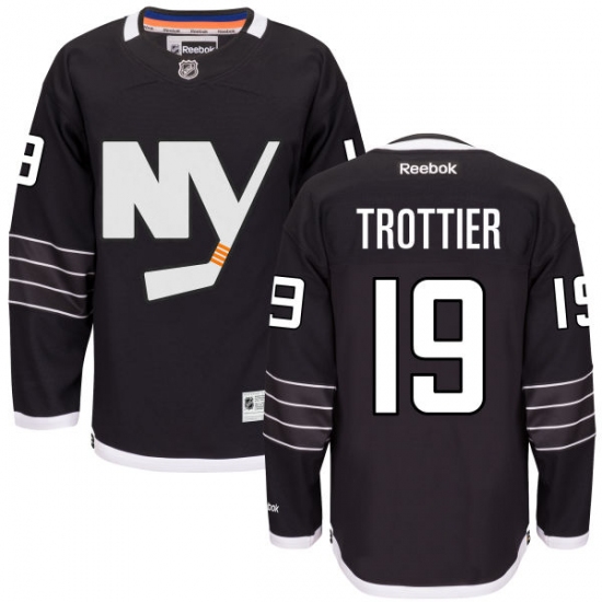 Women's Reebok New York Islanders #19 Bryan Trottier Authentic Black Third NHL Jersey - Ujersey