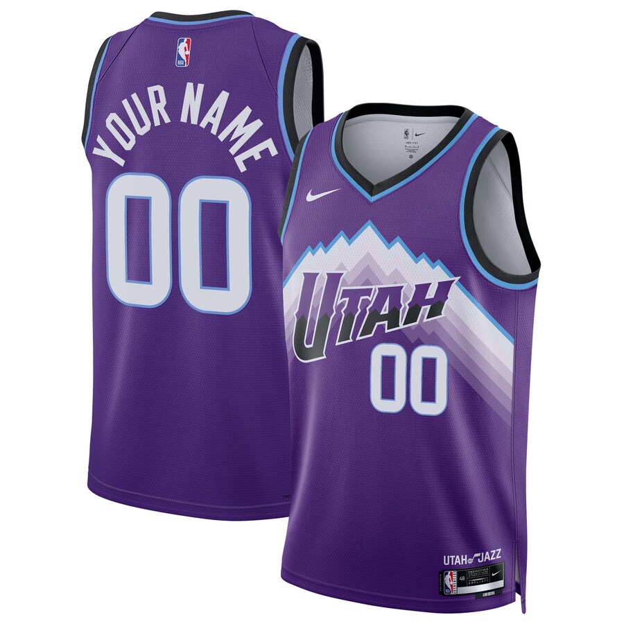 Unisex Utah Jazz Nike Purple Swingman Custom Jersey - Icon Edition - Ujersey