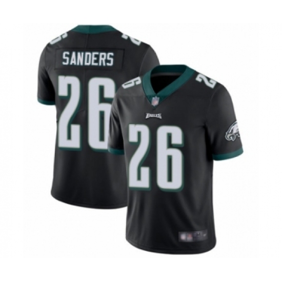 Youth Philadelphia Eagles #26 Miles Sanders Black Alternate Vapor Untouchable Limited Player Football Jersey - Ujersey