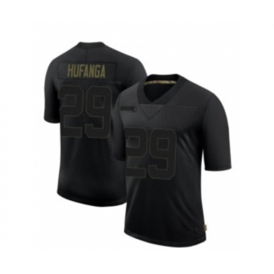 Men's San francisco 49ers #29 Talanoa Hufanga Icon Black Stitched NFL Jersey - Ujersey