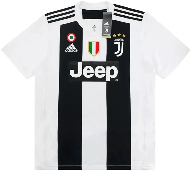 Juventus Retro Soccer Jersey Home Custom Shirt 2018-19 - ujerseystore