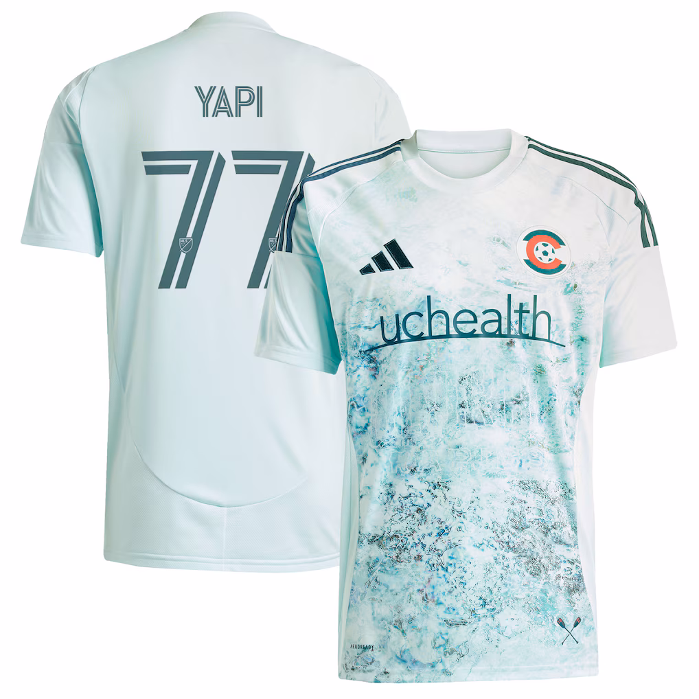 Men's Colorado Rapids Darren Yapi adidas Green 2025 Headwaters Replica Jersey
