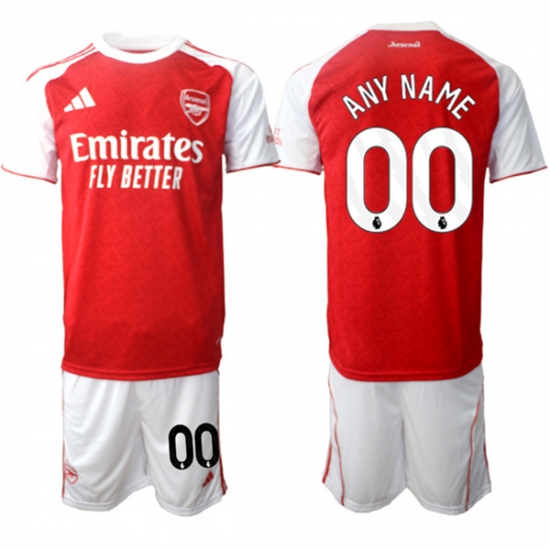 Men's Arsenal F.C Active Player Custom 2026 Red Home Soccer Jersey Suit - Ujersey