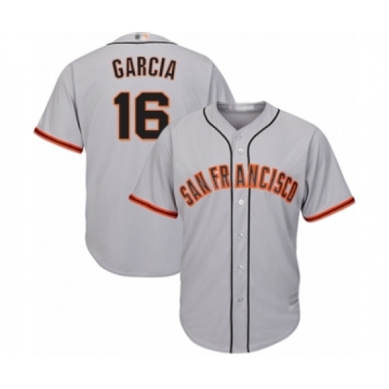 Youth San Francisco Giants #16 Aramis Garcia Authentic Grey Road Cool Base Baseball Player Jersey - Ujersey
