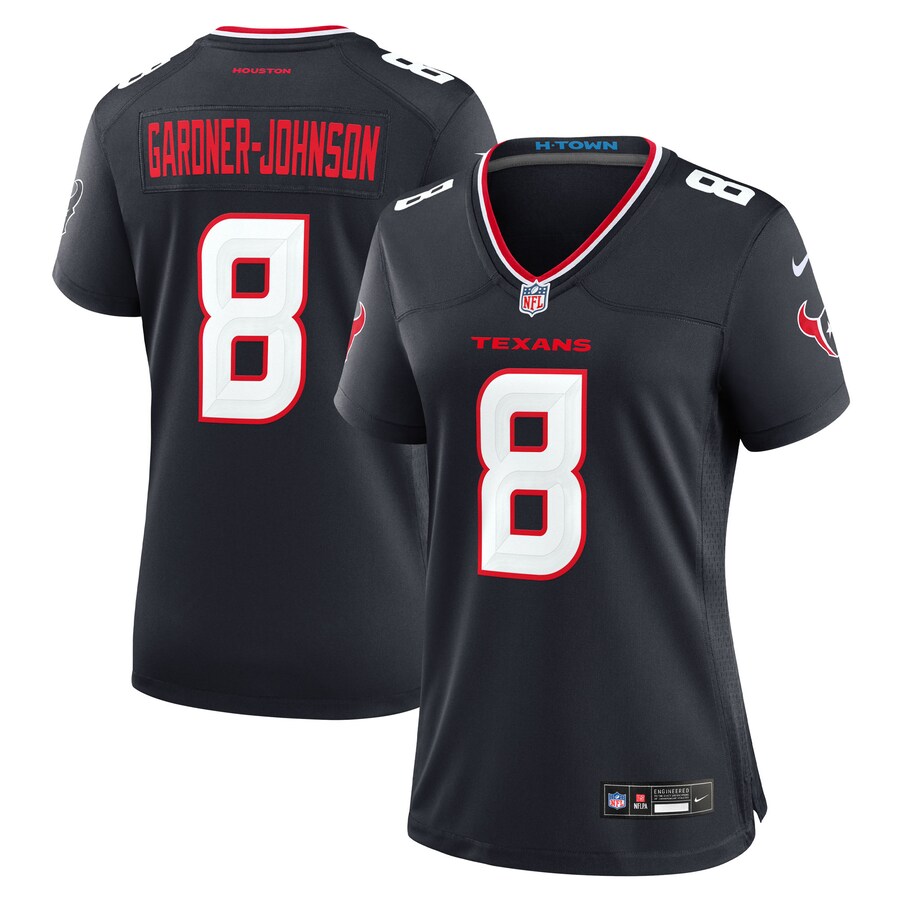 Women's Houston Texans C.J. Gardner-Johnson Nike Navy Team Game Jersey - Ujersey