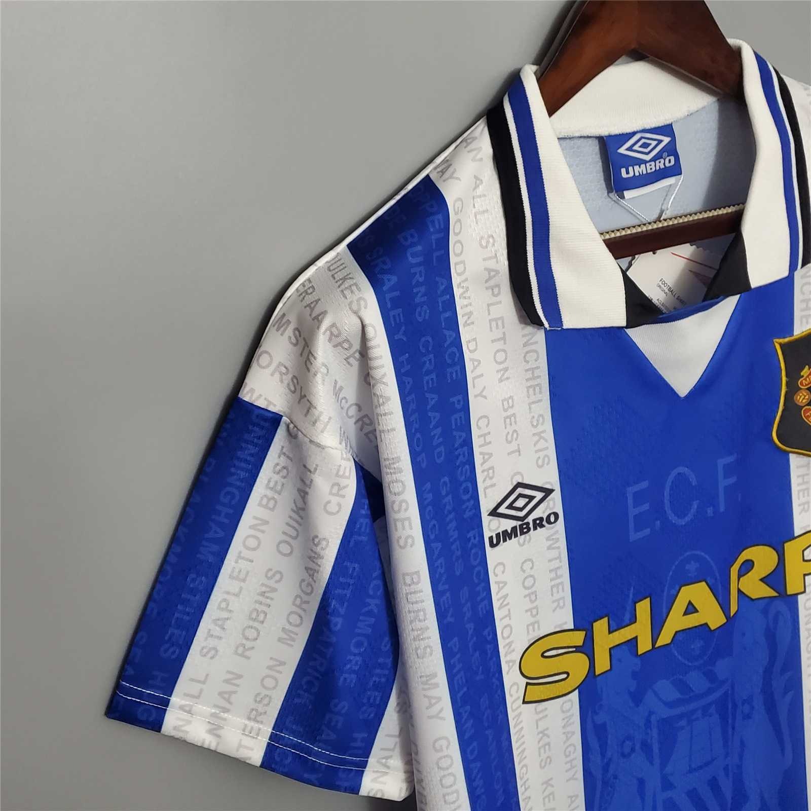 Manchester United Retro Third Away Football Jersey Shirt 1994/96 - Ujersey NHL
