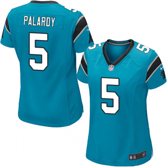 Women's Nike Carolina Panthers #5 Michael Palardy Game Blue Alternate NFL Jersey - Ujersey