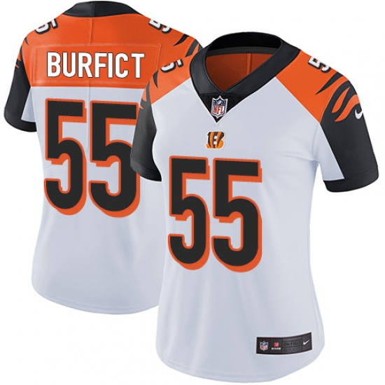 Women's Nike Cincinnati Bengals #55 Vontaze Burfict Elite White NFL Jersey - Ujersey