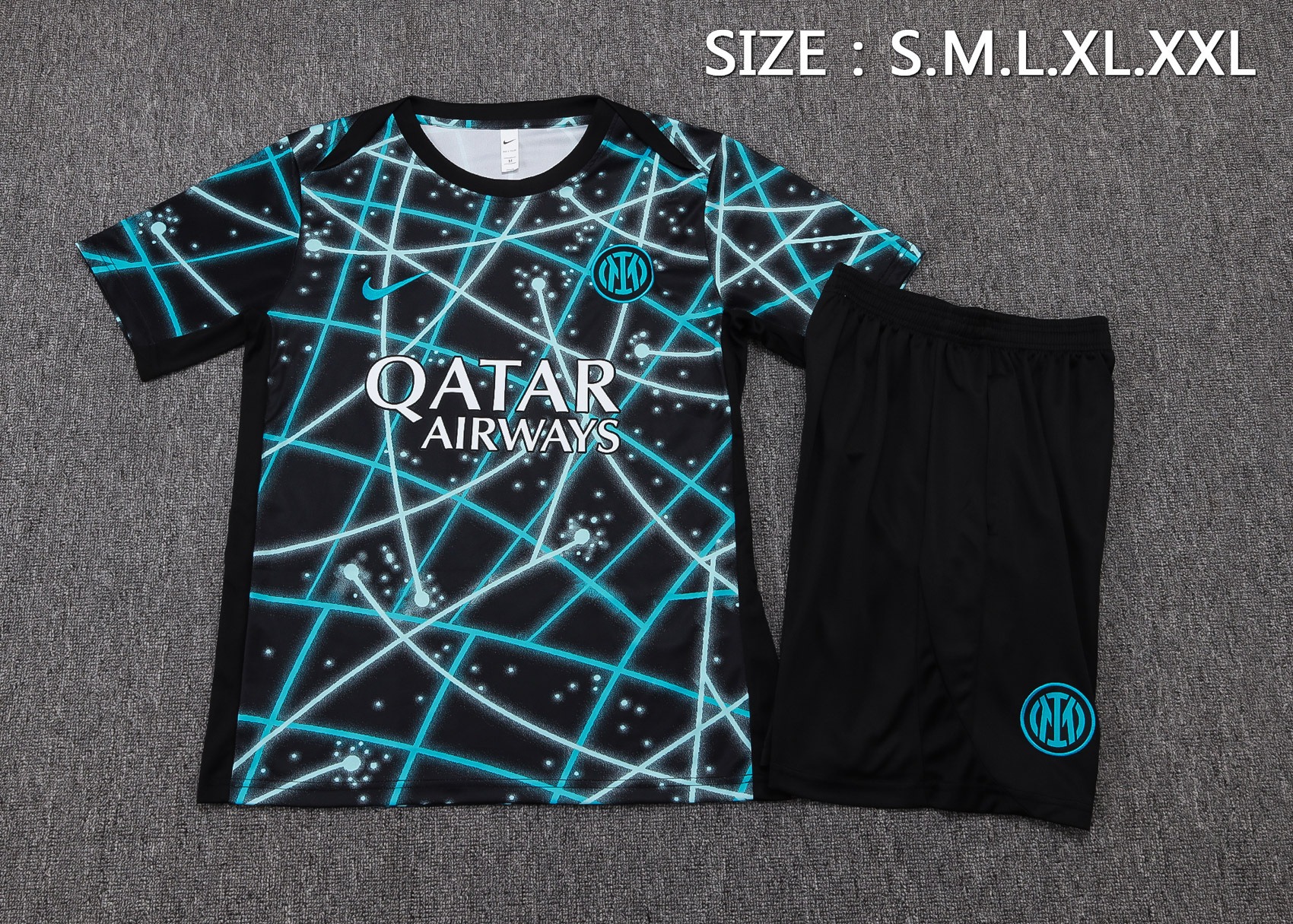 Inter Milan Training Jersey Kit Black&Green 2025/26 - U-jersey